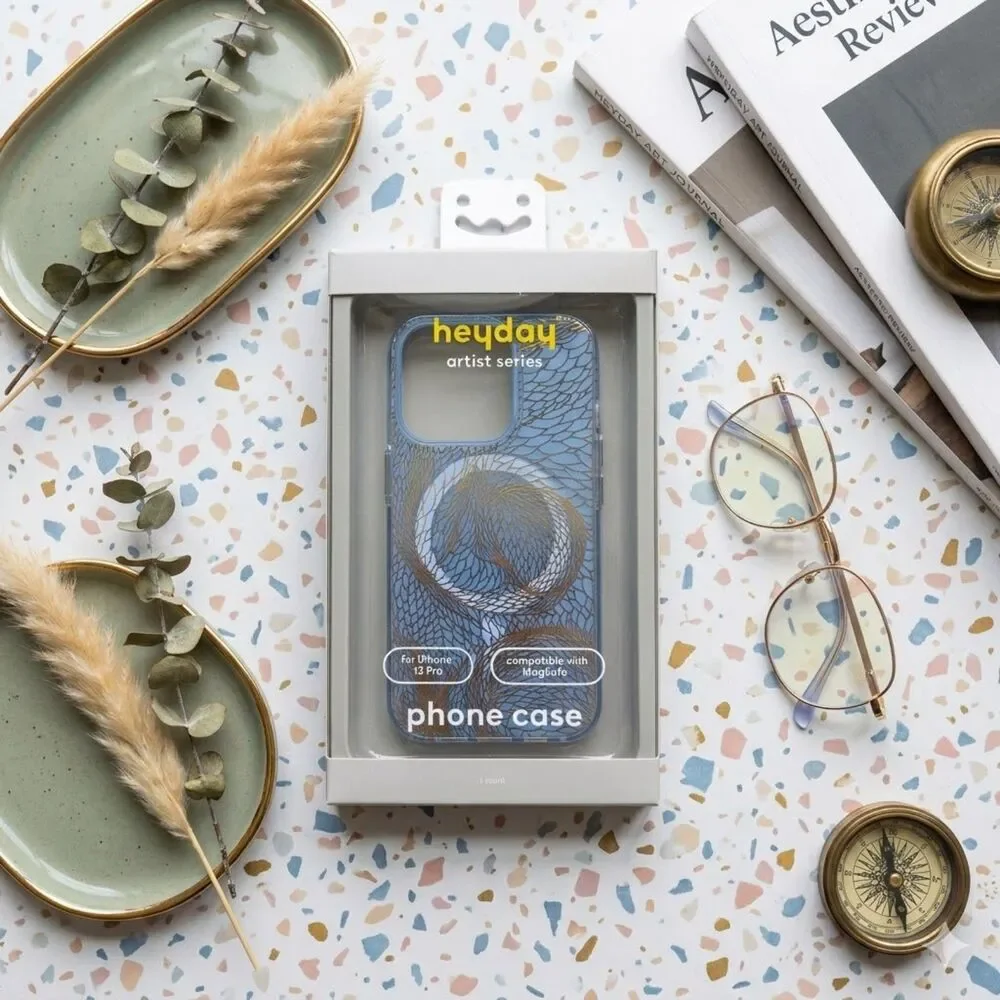 Heyday Artist Series iPhone 16 Pro Case | MagSafe | Abstract Swirl Pattern | New